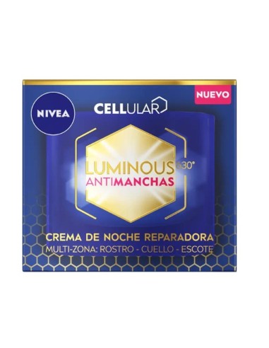 Crema facial anti manchas Celular luminous noche NIVEA