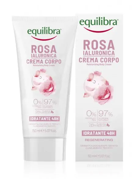 Crema Corporal Rosa EQUILIBRA Hidratantes y Nutriticion