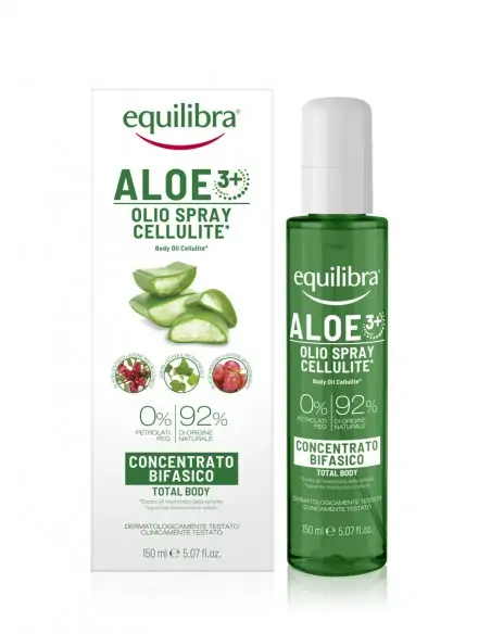 Aloe Olio Spray Cellulite EQUILIBRA Hidratantes y Nutrición