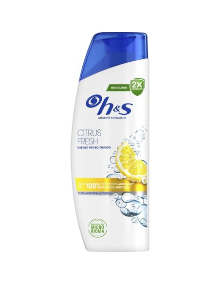 Champú Anticaspa Citrus Fresh 330ml Cabello Graso H&S Champús