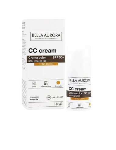 CC Cream Anti-Manchas Tono Medio SPF50+ BELLA AURORA