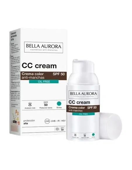 CC Cream Anti-Manchas Oil Free SPF50+ 50ml BELLA AURORA