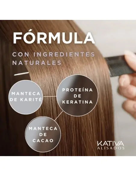 Kit Alisado Brasileño Vegano Xpress Doble Keratina KATIVA