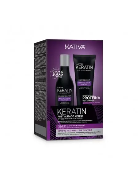 Kit Keratin Post Alisado Xpress KATIVA 