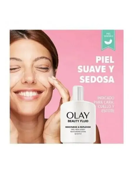 Beauty Fluid Loción Hidratante Cara Cuello y Cuerpo OLAY