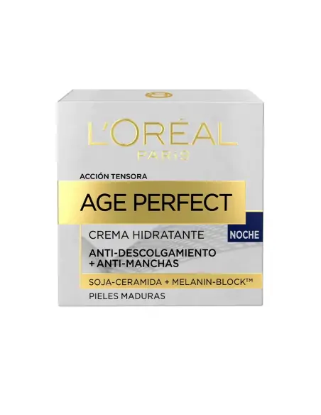 Age Perfect Crema Hidratante de Noche L'ORÉAL SKIN Antiarrugas