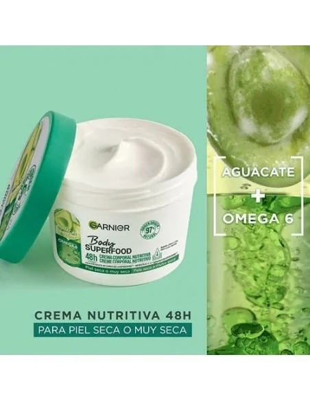 Body Superfood Avocado. Piel seca GARNIER Hidratantes y