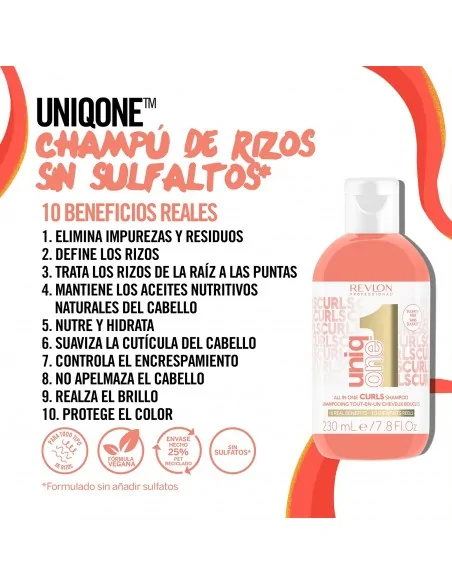 UniqOne champú curls REVLON PROFESSIONAL Champús