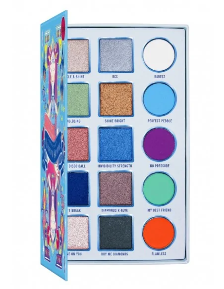 Paleta Sombras 15 Colores House of Queens Diamond Dealer J.Cat