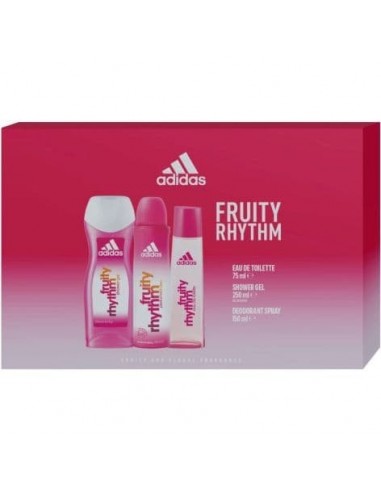 Fruity rhythm 75 ml+deo spray 150 ml+gel 250 ml ADIDAS 