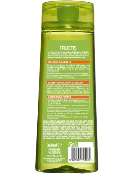 Champú Fructis Liso & Brillo