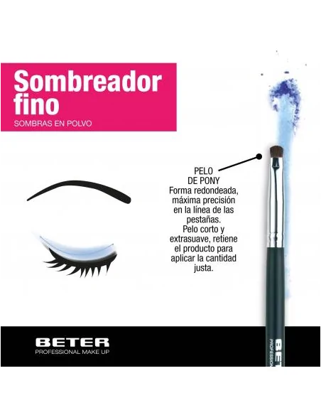 Beter Look Expert Pincel Sombreador Fino de Párpado BETER