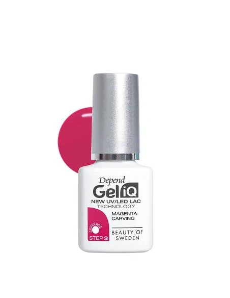 DEPEND GEL IQ ESMALTE MAGENTA CARVING BETER Uñas