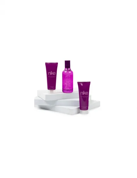 Purple mood EDT 100+ body lotion 75 ml+gel baño 75 ml NIKE Mujer