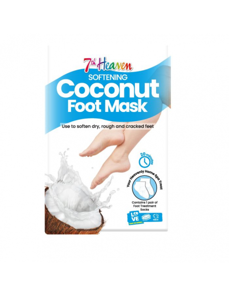 Mascarilla Suavizante para Pies con Coco - 7th Heaven 7th