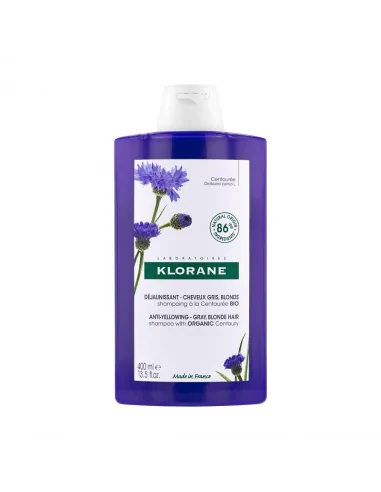 Klorane Champú a la Centaurea BIO para Cabello Rubio o Blanco en Perfumerías Gotta