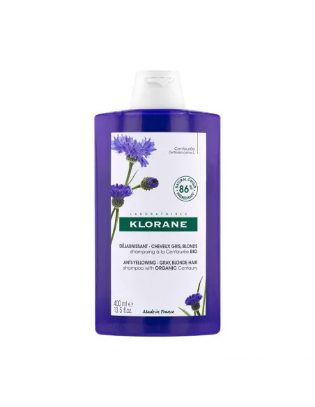 Klorane Champú a la Centaurea BIO para Cabello Rubio o Blanco en Perfumerías Gotta