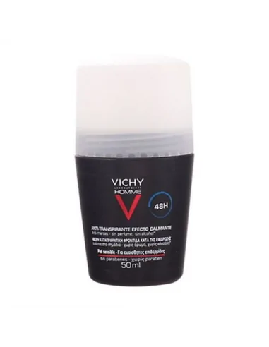 Desodorant Roll-On Vichy Homme Pells Sensibles 50 ml - Perfumeries Gotta