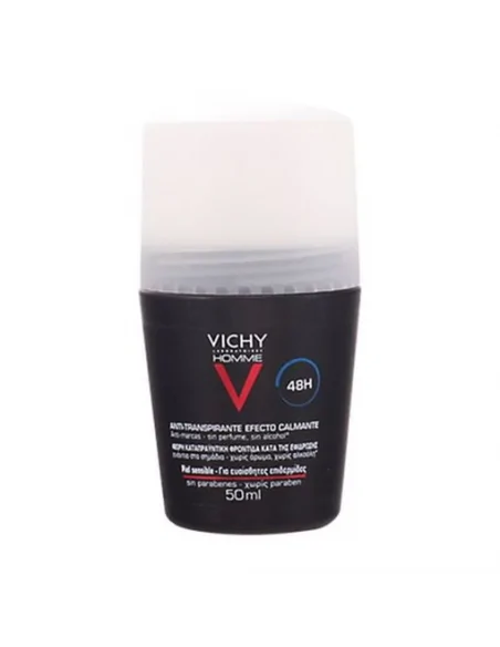 Desodorant Roll-On Vichy Homme Pells Sensibles 50 ml - Perfumeries Gotta