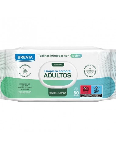 Toallitas Húmedas con Loción para Limpieza Corporal – Brevia