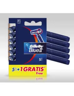 BLUE-II MAQUINILLA DESECHABLE CLASICA 5 UNIDADES CARTON